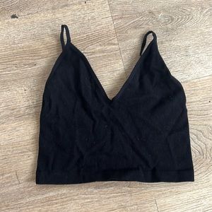 Forever 21 black cropped tank